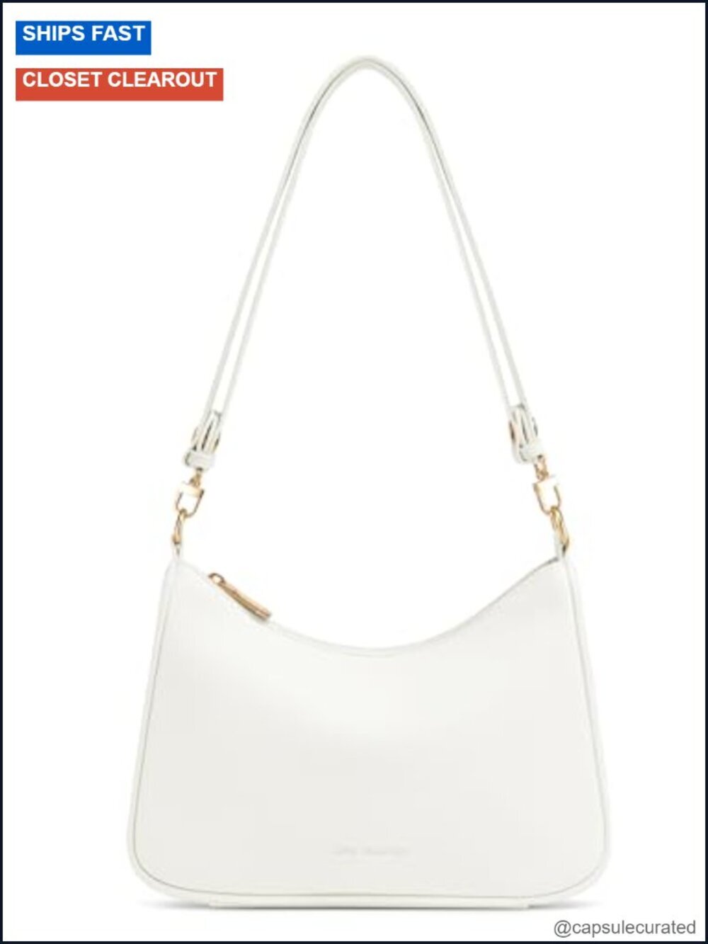 Faux Leather Adjustable Shoulder Bag Hobo Purse Women Crossbody Handbag